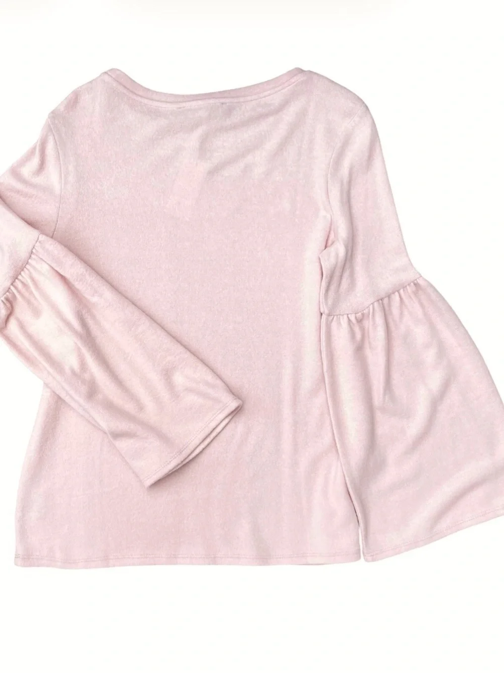 Philosophy NWT Sweater Feminine Bell Sleeve Soft Comfy Cashmere Feel - Picture 3 of 9